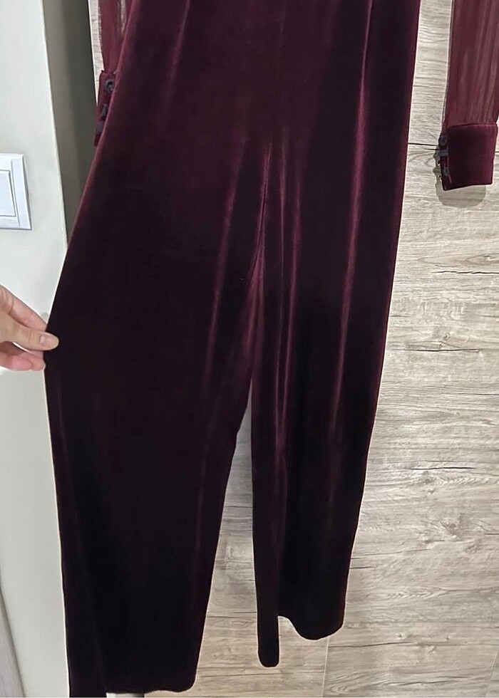 Bordo tulum - Görsel 4