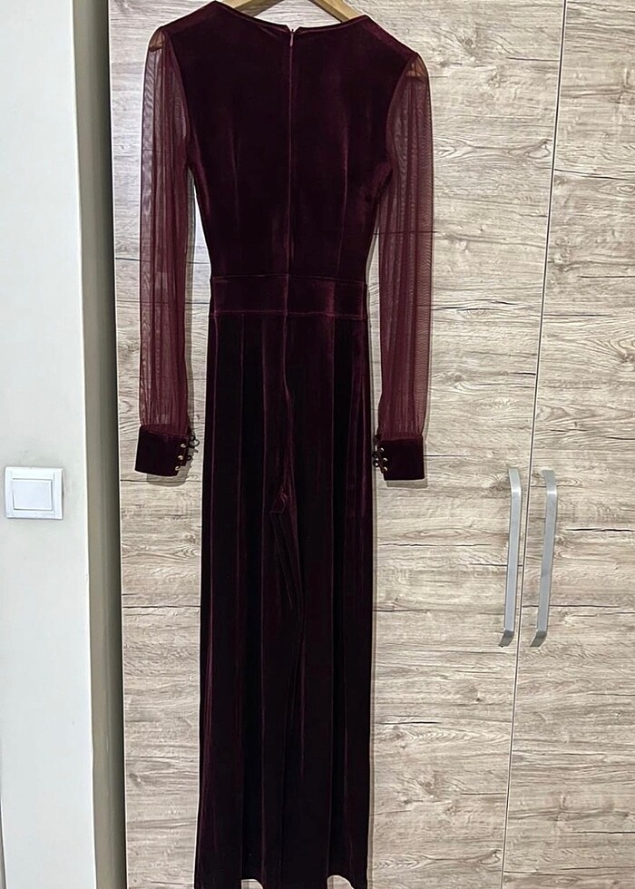 Bordo tulum - Görsel 2