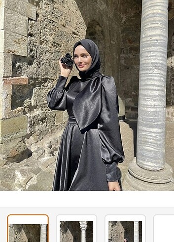 Siyah tesettür abiye 