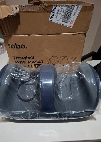 ROBO Isıtmalı Ayak ve Bacak Masaj Aleti Gri - Görsel 3