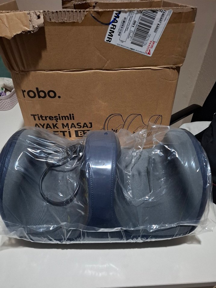 ROBO Isıtmalı Ayak ve Bacak Masaj Aleti Gri - Görsel 3
