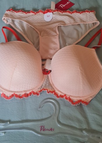 Penti Felicity Somon Pembe Sütyen Külot Takımı