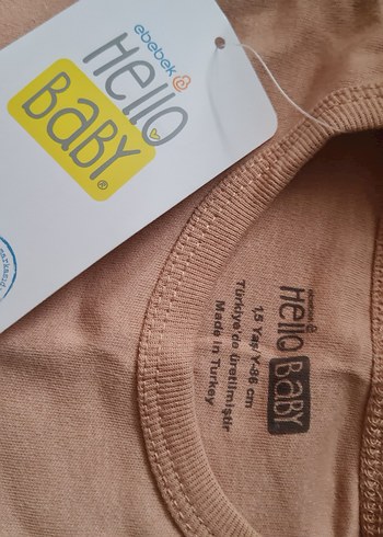 Hello Baby-Uzun Kollu Erkek Bebek Body - Görsel 2