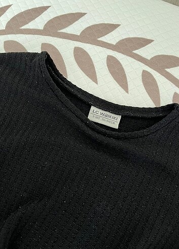 LC Waikiki Siyah önü detaylı bluz