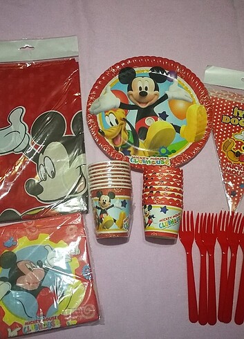 Mickey Mouse doğum günü seti 