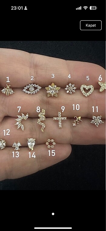 Cerrahi Çelik Piercing