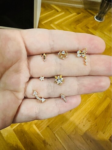 7 adet Piercing