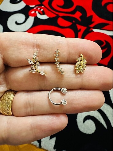 4 adet Piercing
