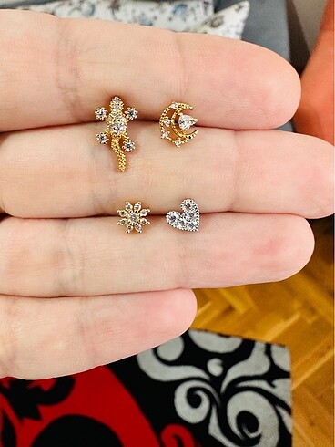 4 adet piercing