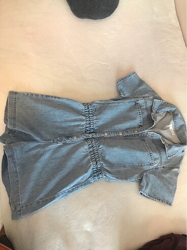 Zara Kız çocuk kot tulum