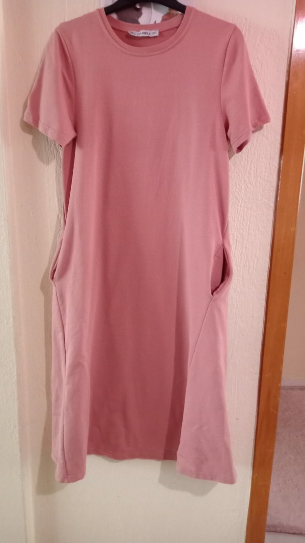 Pembe kısa Kollu Kadın Sweatshirt - Görsel 2