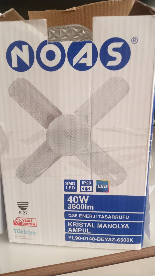 Beyaz kristal ampul - Görsel 3