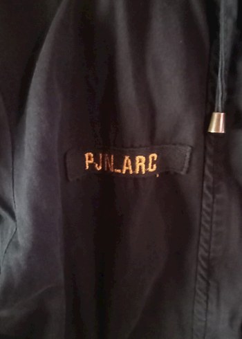 Düğmeli Siyah Keten Kadın Ceket - Görsel 4