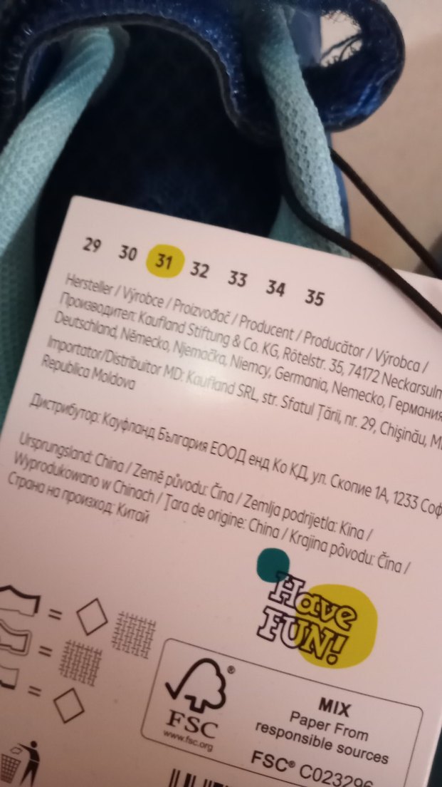 Mavi Erkek Çocuk Spor Ayakkabı Velcro - Görsel 4