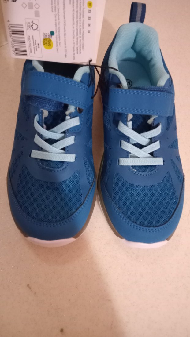 Mavi Erkek Çocuk Spor Ayakkabı Velcro - Görsel 2