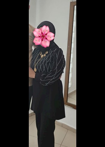 tesettür ikili takım Kemerli Siyah - Görsel 5