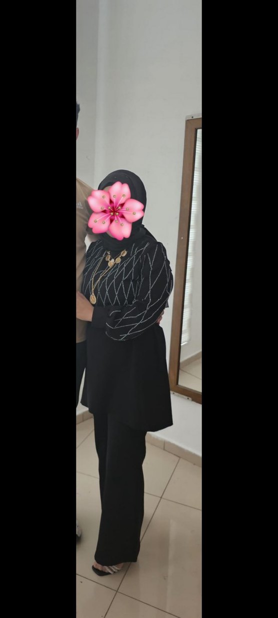 tesettür ikili takım Kemerli Siyah - Görsel 5