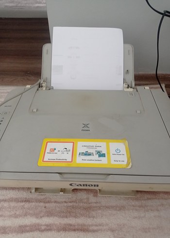 Canon PIXMA Yazıcı Beyaz-Gri. kartuşlari bostur