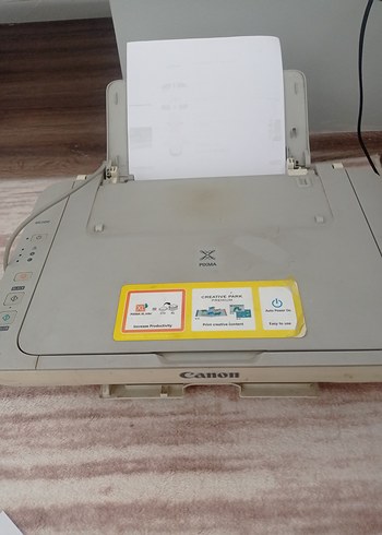 Canon Canon PIXMA Yazıcı Beyaz-Gri. kartuşlari bostur