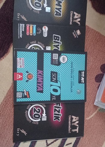  AYT Kimya ve Fizik Deneme Kitapları Seti