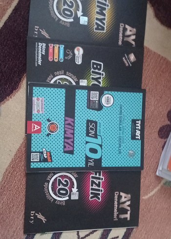  Beden AYT Kimya ve Fizik Deneme Kitapları Seti