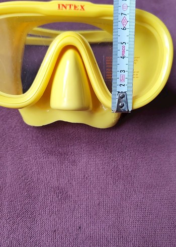 Sarı Intex Elastik Yüzücü Maskesi - Görsel 4