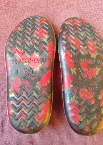 kız çocuk lastik ayakkabı 29-30 numara - Görsel 4