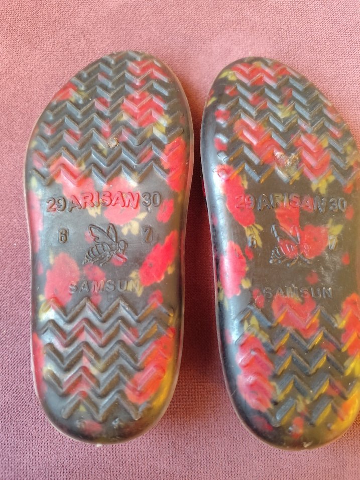 kız çocuk lastik ayakkabı 29-30 numara - Görsel 4