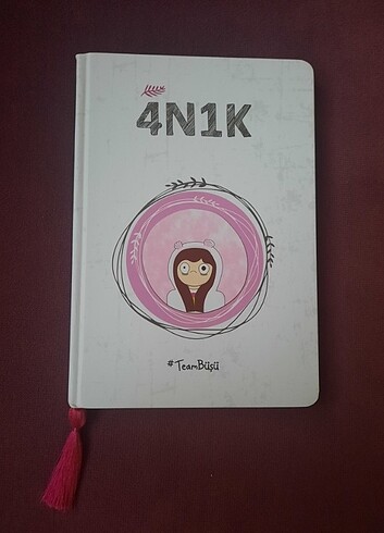 4N1K 120 yaprak not defteri ajanda 