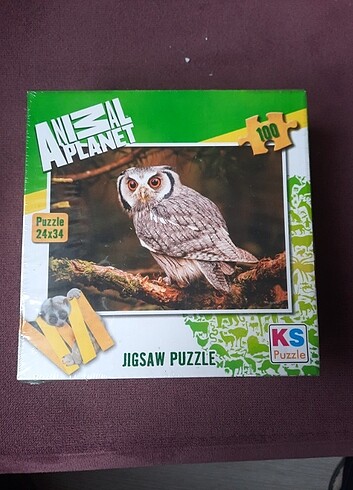 Anımal planet 100 parça jigsaw puzzle 34x24cm