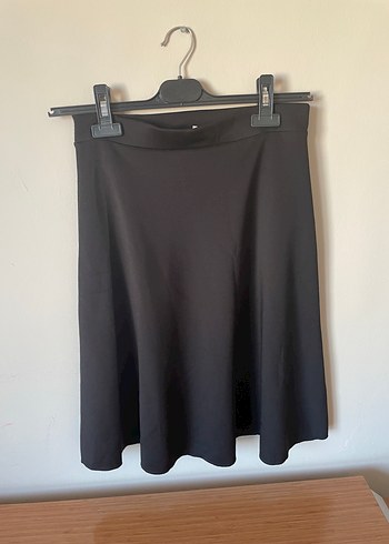 Koton Siyah Midi Basic Kadın Etek