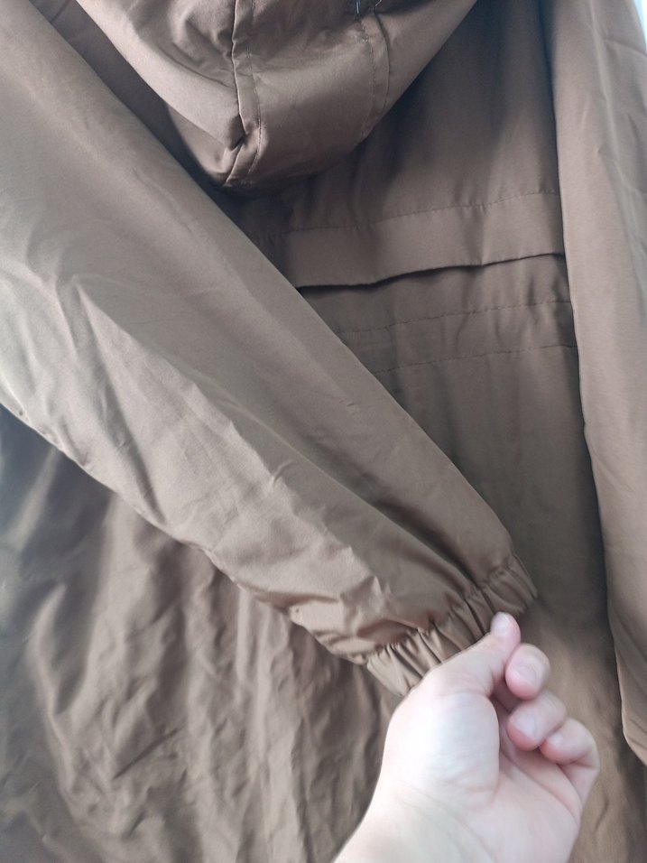 Kahverengi Kadın Uzun Kürk Detaylı Kabanı - Görsel 4