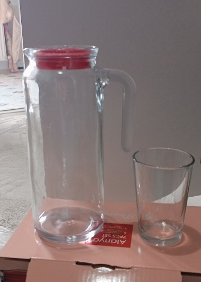 Sürahi takımı 6 adet bardak 1 adet surahi - Görsel 3