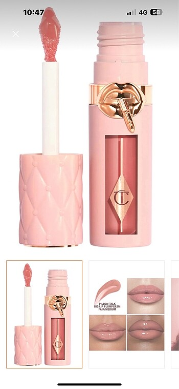 Charlotte tilbury dolgunlaştırıcı lip gloss