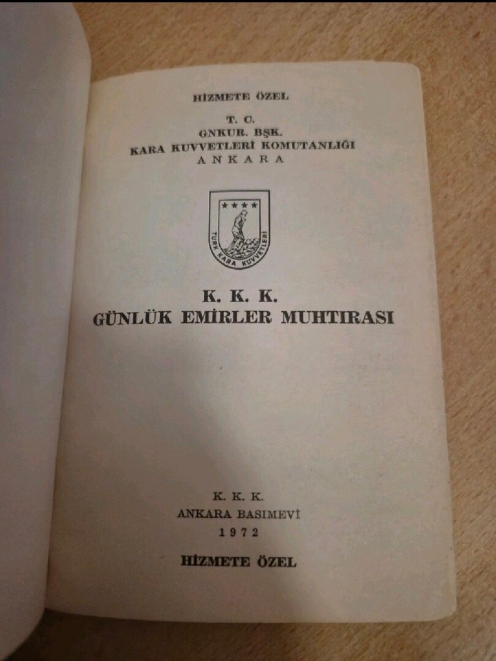 1972 Kara Kuvvetleri Günlük Emirler Muhtırası - Görsel 2