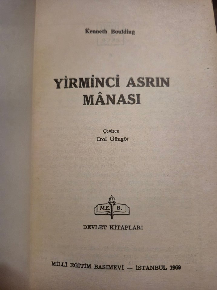 Yirminci Asrın Manası - Kenneth Boulding - Görsel 2