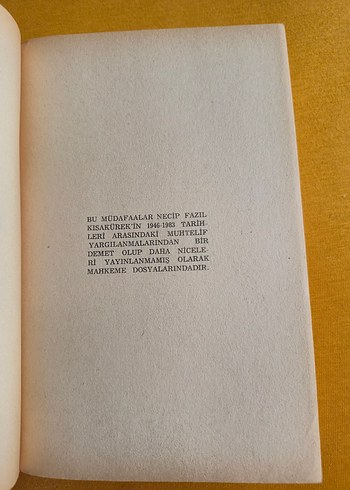 Müdafaalarım - Necip Fazıl Kısakürek - Görsel 4