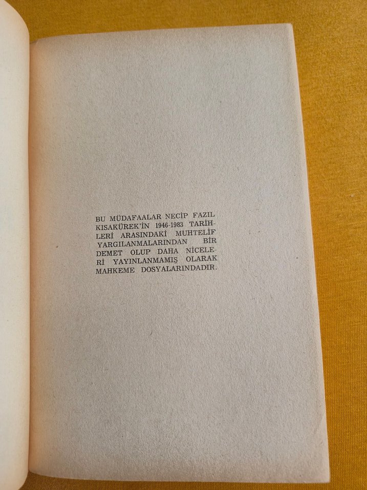 Müdafaalarım - Necip Fazıl Kısakürek - Görsel 4