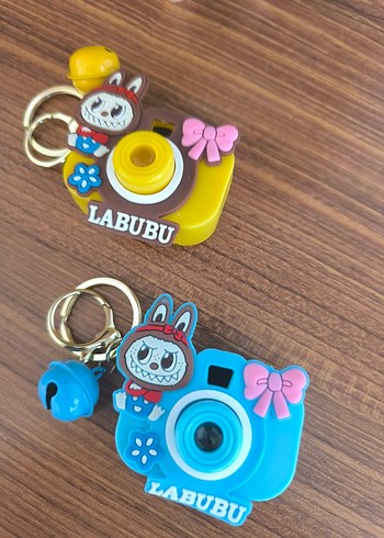 Renkli Püsküllü Projeksiyon Anahtarlık Kamera Tasarımlı - Görsel 5