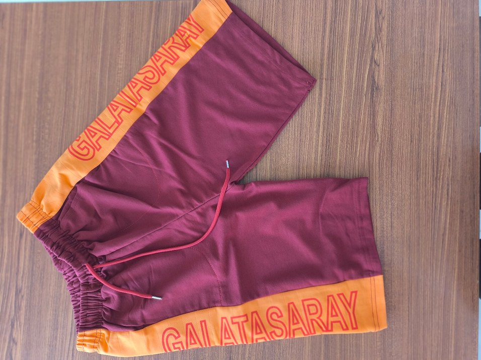 Renkli Baskılı Elastik Belli Hamile Midi Şort - Görsel 4