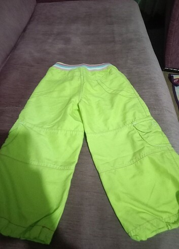24-36 Ay Beden yeşil Renk Yazlık pantalon