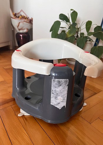 Gri Bebek Mama Sandalyesi /banyo Oturağı