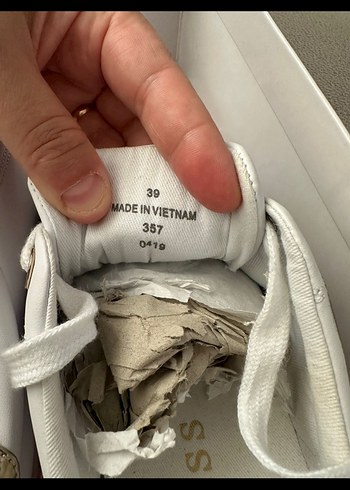 Orjinal Beyaz Guess Kadın Spor Ayakkabı - Görsel 5