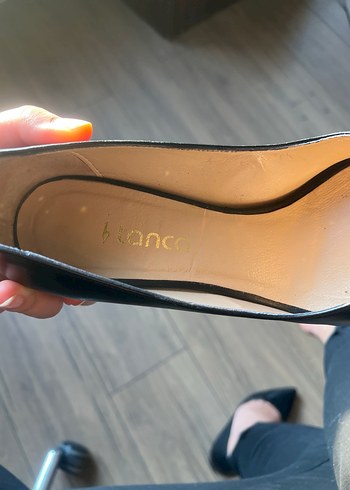 Siyah Stiletto Topuklu Kadın Ofis Ayakkabısı - Görsel 6