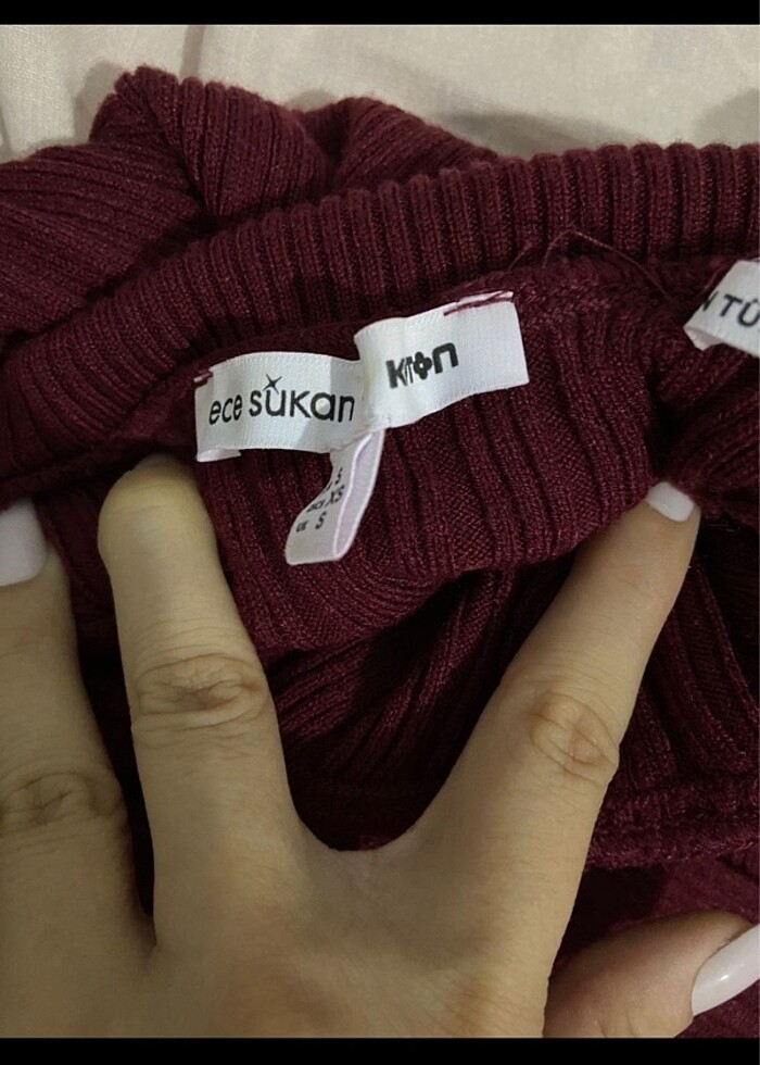 Bordo kazak - Görsel 2