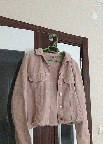 pembe kot ceket