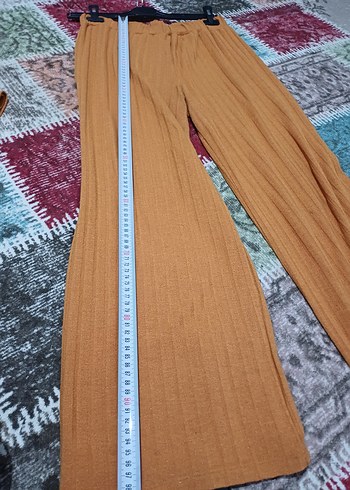 Düğmeli Uzun Kahverengi Triko tunik - Görsel 7