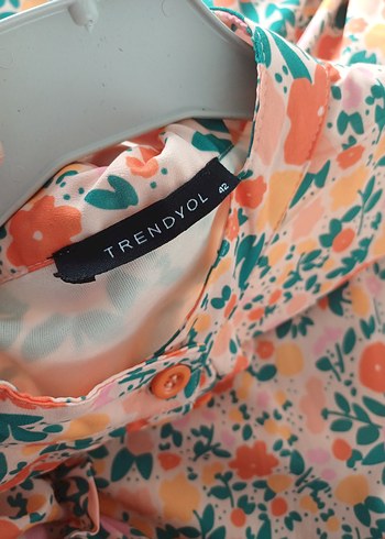 Çiçekli Uzun Bohem Elbise - Görsel 6