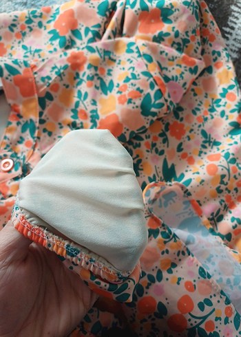 Çiçekli Uzun Bohem Elbise - Görsel 4