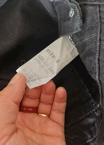 Siyah Kadın Denim Uzun Tulum - Görsel 5